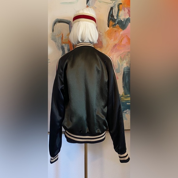 Gucci Reversible Bomber Jacket. Green/Red/Black.Unisex - Picture 4 of 16